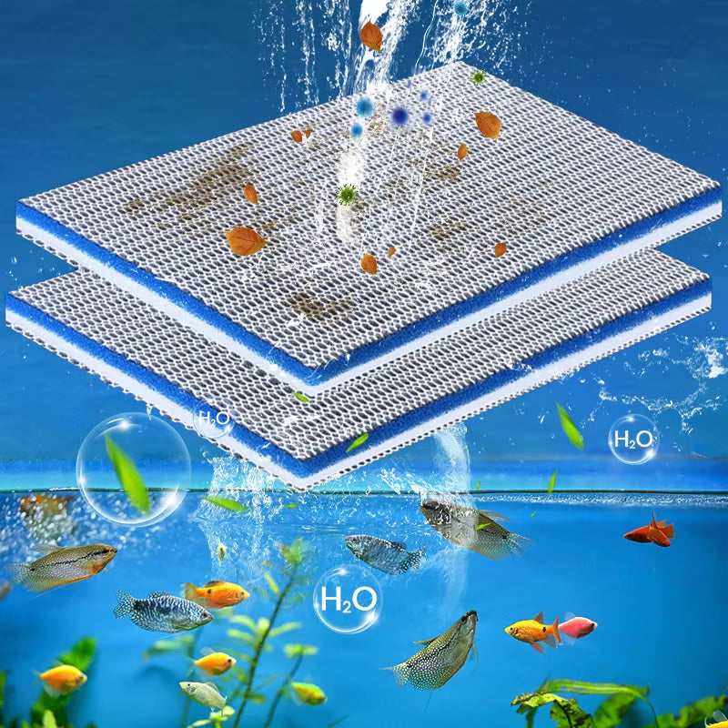 PureFlow 8D Ultra Filter Pad – The Ultimate 8-Layer Filtration for Crystal-Clear Aquariums & Ponds